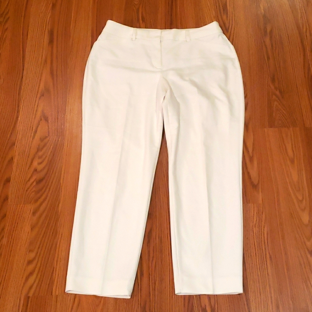 EXPRESS Publicist Ankle Mid Rise Trousers(Size 8R)